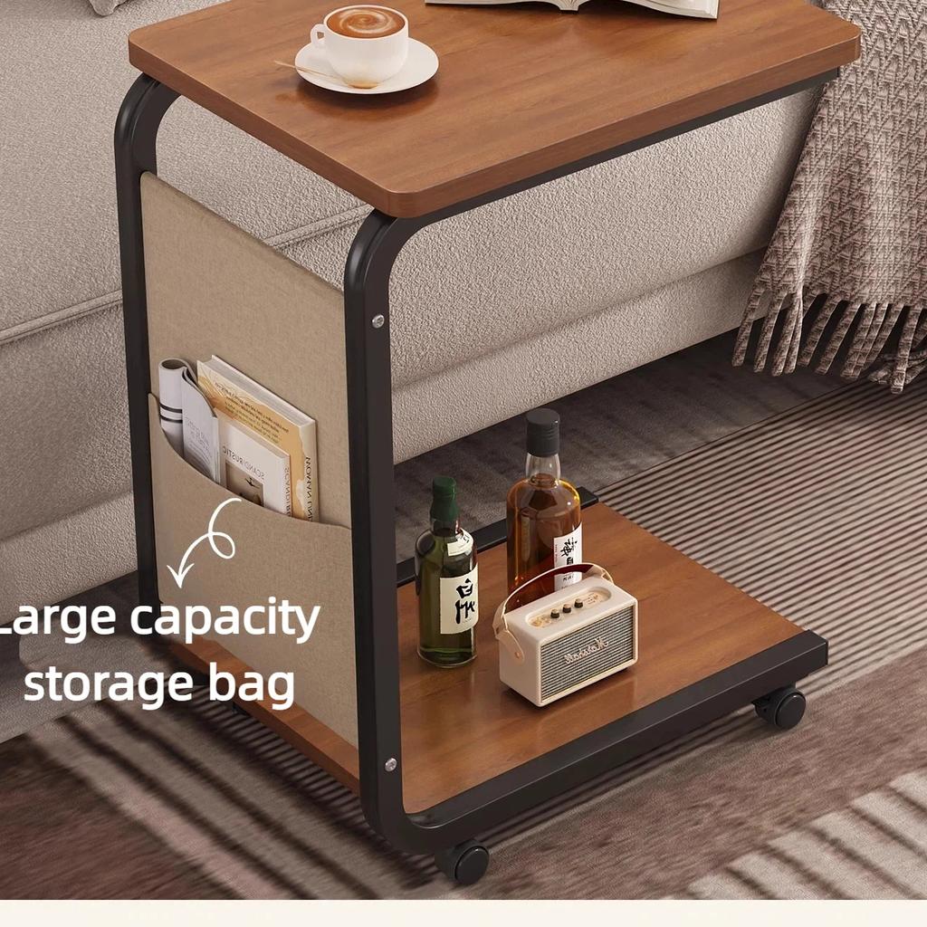 Abnehmbarer Nachttisch, Kleiner Couchtisch für das Wohnzimmer, Kleiner Tisch für das Sofa, Mini-Teetisch, Nachttisch, Beweglich