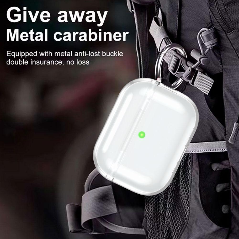 TPU Klare Schutzhülle Für Airpods Pro 3 Klarer Kopfhörer-Etui Mit Schnalle Stoßfeste Hülle Für Airpods Pro 3 Generation Hülle