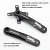EVOSID Bicycle Crankset 104BCD Mountain Bike Square Hole Crank Aluminum Alloy 170mm MTB Bike Crank 8-12S Chainring 32/34/36/38T