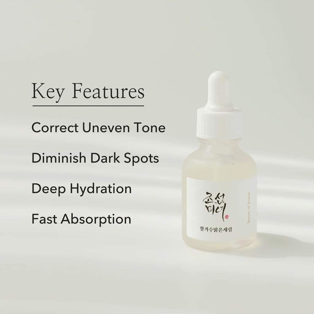 of Glow Deep Rice Alpha arbutin Rice bran water serum 30ml [Beauty Joseon] Serum + [BOJ]