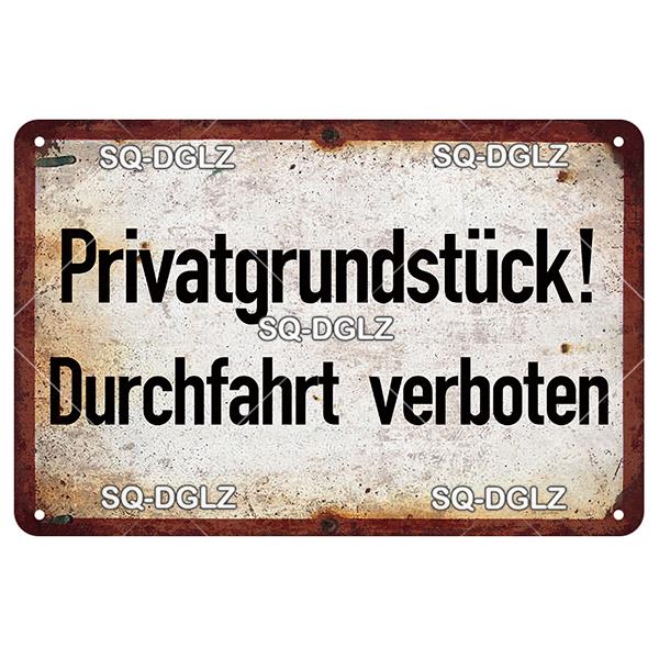 [SQ-DGLZ] Vintage Retro Achtung Berlin Tin Sign Metal Sign Shop Plate Home Bar Wall Sticker Decoration Plaque Poster Decor Gift