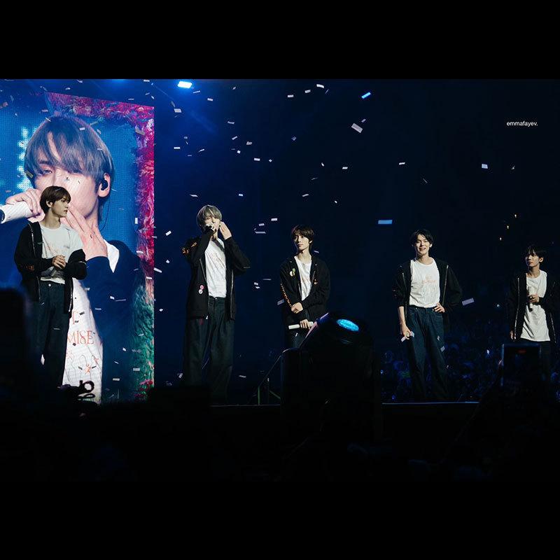 TX T2024 World Tour Concert ActPromise Peripheral Same Short Sleeve T-Shirt Printed Bottom Shirt on Clothes