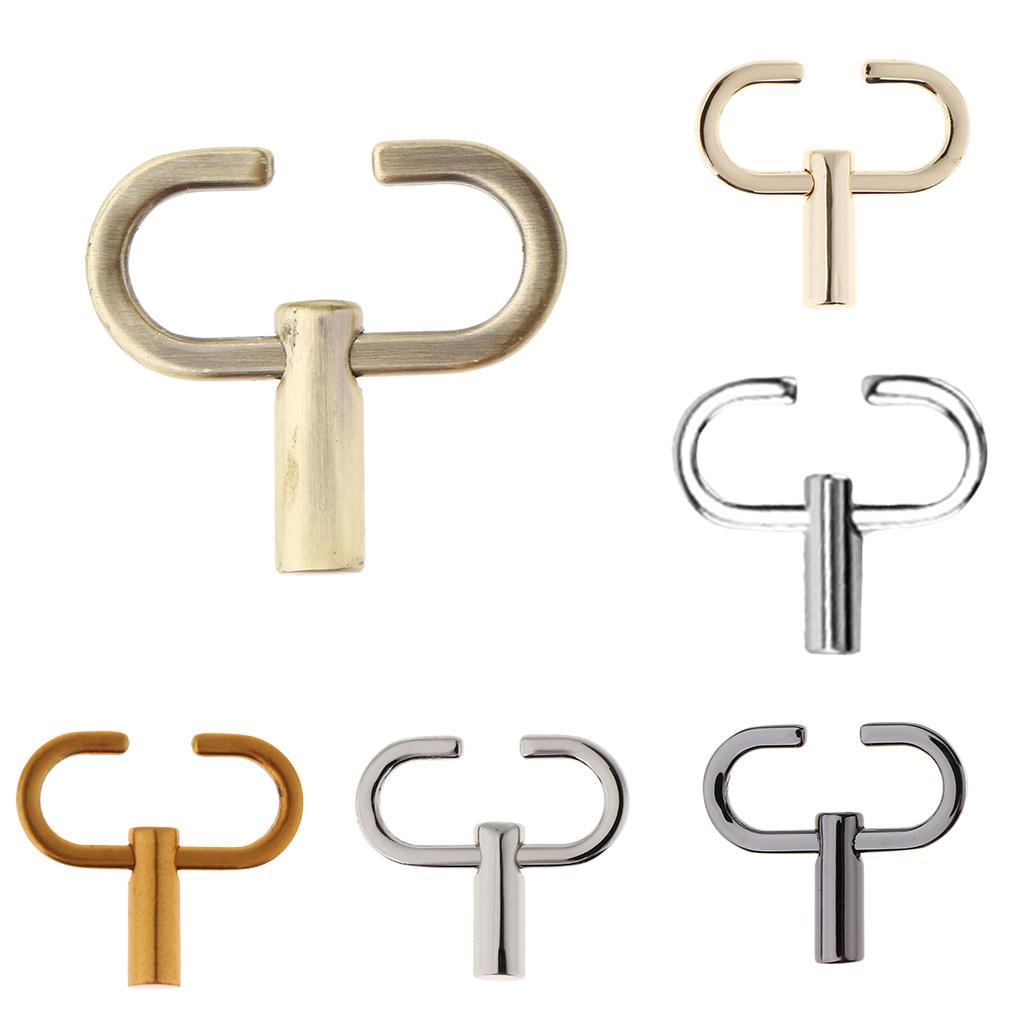 Alloy Bag Chain Strap Buckle Clip for Adjusting Shoulder Chain for Girls Handbags and Purses