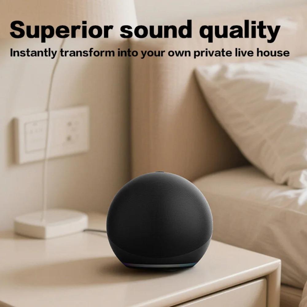 Wireless Bluetooth Speaker with 360° Surround Sound IPX4 Waterproof Speaker RGB Lights Portable Subwoofer for Party Travel