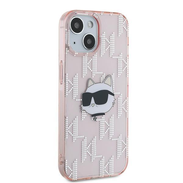 Karl Lagerfeld Klhcp13Mhklpchp Iphone13 6.1 Różowy/Pink Hardcase Iml Choupette Head & Monogram