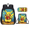 Pokemon Pikachu Childrens School Backpack With Lightweight Oxford Fabric For Elementary Students