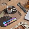 Stainless Steel Ice Cube Clip Rustproof Vibrant Color Comfortable Grip Round Head Sugar Food BBQ Pastry Tongs Kitchen Tool