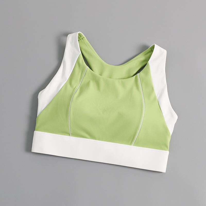 

Женский спортивный бюстгальтер с высокой степенью защиты от ударов - Быстросохнущий, с фиксированной чашкой, красивый дизайн спины для йоги, бега и фитнеса Extra Extra Large