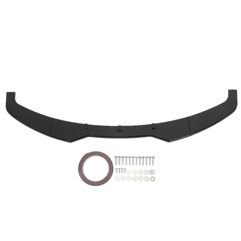 Front Bumper Lip Diffuser Kit Bumper Lip Chin Spoiler Protector for 3 Series F30 F31 2013 To 2019 Glossy Black