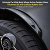 Universal Car Wide Body Wheel Arches Fenders Flares Thickened 3D Anti-Collision Rubber Trim for Most Cars SUV Sedan