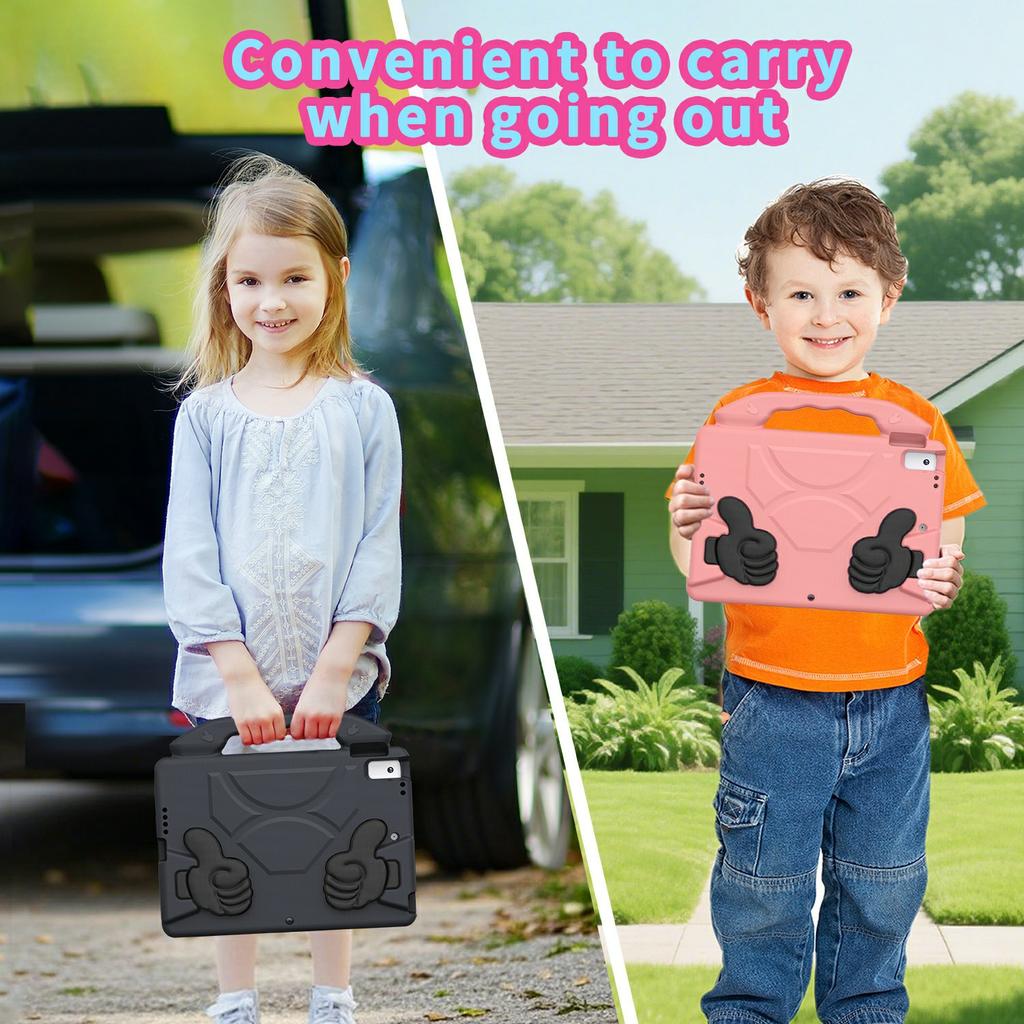 Ultra-Soft EVA Case For iPad 10.2 (2021)/(2020)/(2019)/Air 10.5 Inch (2019) Thumb Kickstand Tablet Cover