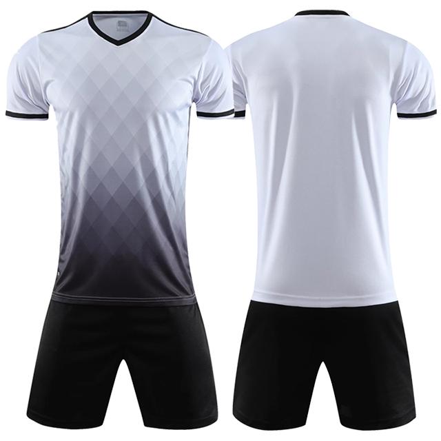New Football Jerseys and Shorts Adult Soccer Uniforms Football Training Tracksuit XS-3XL