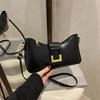 Niche design handbag women's 2025 new retro fashion shoulder bag high sense versatile baguette bag underarm