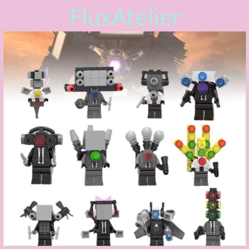 Toilet Skibidi 6pcs Character Assembling Building Blocks Toys Gift Children