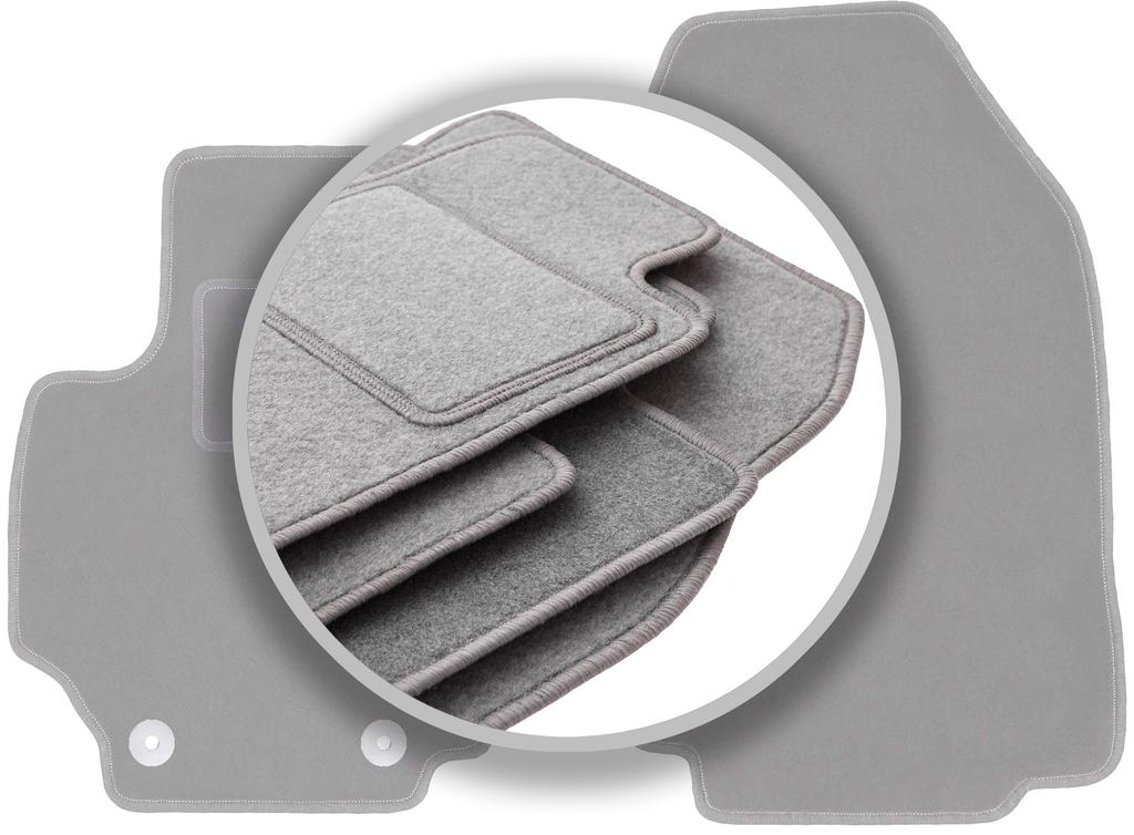 Gray car mats for: FIat Croma II station wagon (2005-2011)