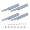 Push Latch Magnetic 4 Piece Pull Latch Set with Screws Damper Catch Damper