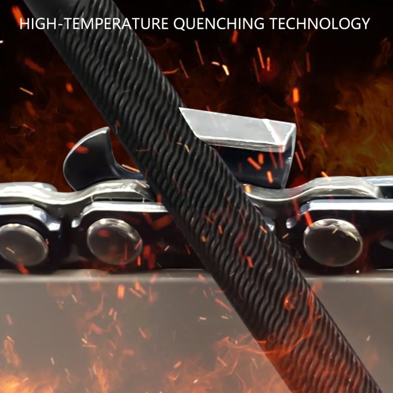 Professional Chainsaw File Set Strong Round Files 3.2mm 4.0mm 4.8mm 5.5mm Cut Chains Includes Storage for Sharpening