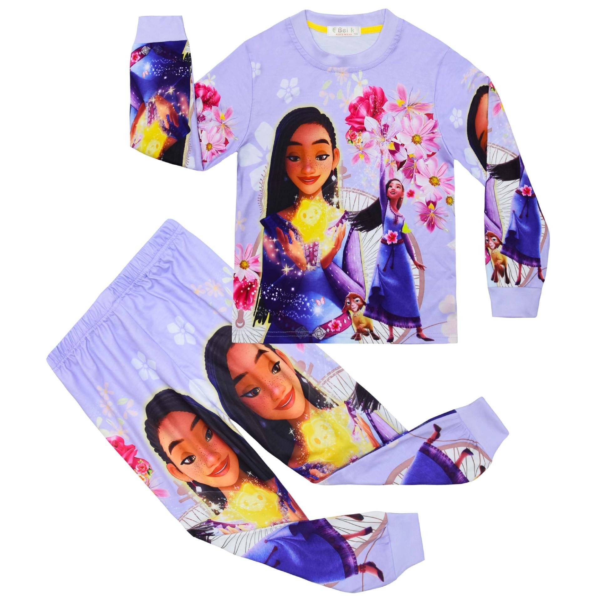 

Cartoon Digital Printing, Middle-Aged And Older Children S Loungewear Set, Long-Sleeved Two-Piece Set, Sleeping 7828 120