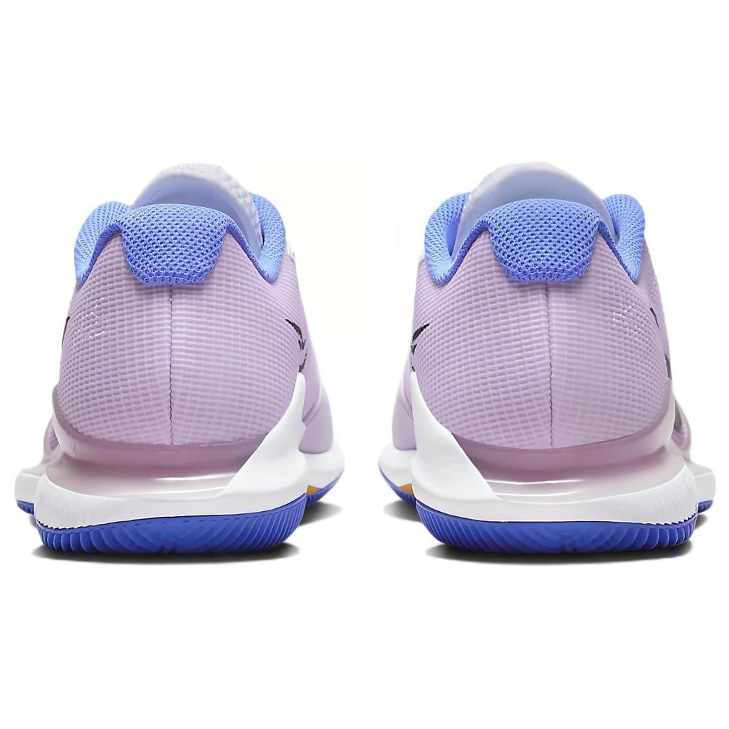 Womens NikeCourt Air Zoom Vapor Pro 'Doll Medium Blue' (women's sizes) Football Grey / Doll / Medium Blue / Black Tennis Shoes CZ0222 001