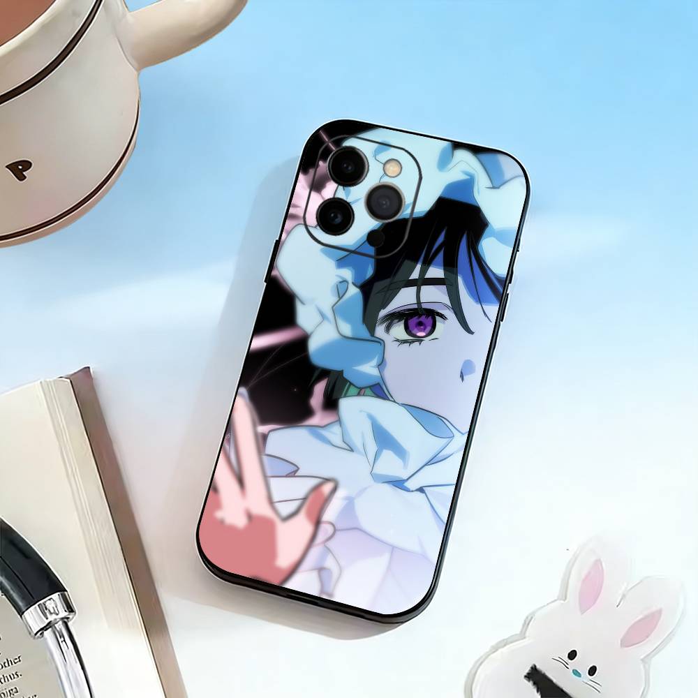 A-Anime Girl Phone Case For iPhone 17, 16,15,14,13,12,11 Plus,Pro Max, Others Soft Black Cover