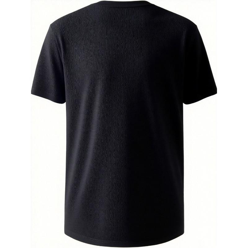 European Sizes 2026 Happy New Year T-Shirt | American European Style Print Casual Sports Outdoor Men'S Short Sleeve T-Shirt,  Slight Stretch Fabric