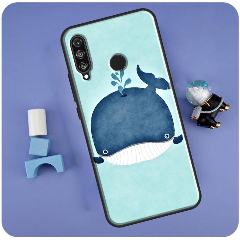 

Dream Whale Cartoon For Huawei Nova Y60 Y61 Y70 Y72 Y73 Y90 Y91 12i 11i 3i 7i 8i 9 10 SE P20 P40 P30 Lite Case Huawei Nova Y90