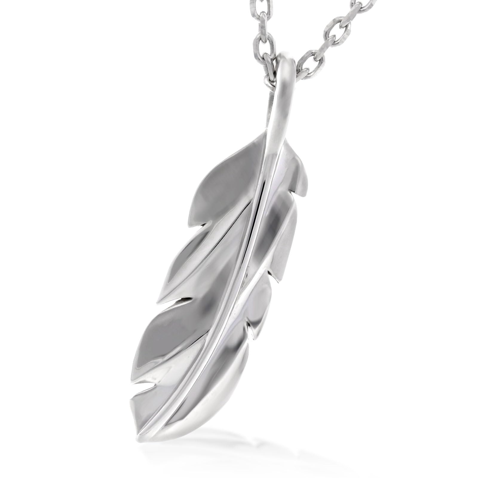

Lionheart Men s Silver Feather Necklace, Simple Design, 925 Sterling Silver, Perfect Gift for Boyfriend, Birthday, Anniversary, Engraving Not Included