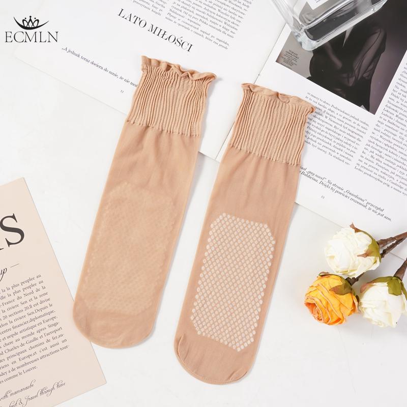 10 Pairs Cheap Wholesale Women's Ankle High Sheer Socks Summer Sexy Ultrthin Transparent Crystal Socks Women's Breathable and Non-slip Crystal Socks