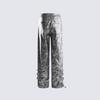 Mens Vintage Straight Leg Cargo Pants Street Style Loose Fit Durable Casual Trousers