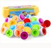 Montessori Smart Eggs Toy Baby Matching Puzzle Games Shape Sorter Educational Learning Toys For Children 2 3Y Kids Easter Gift