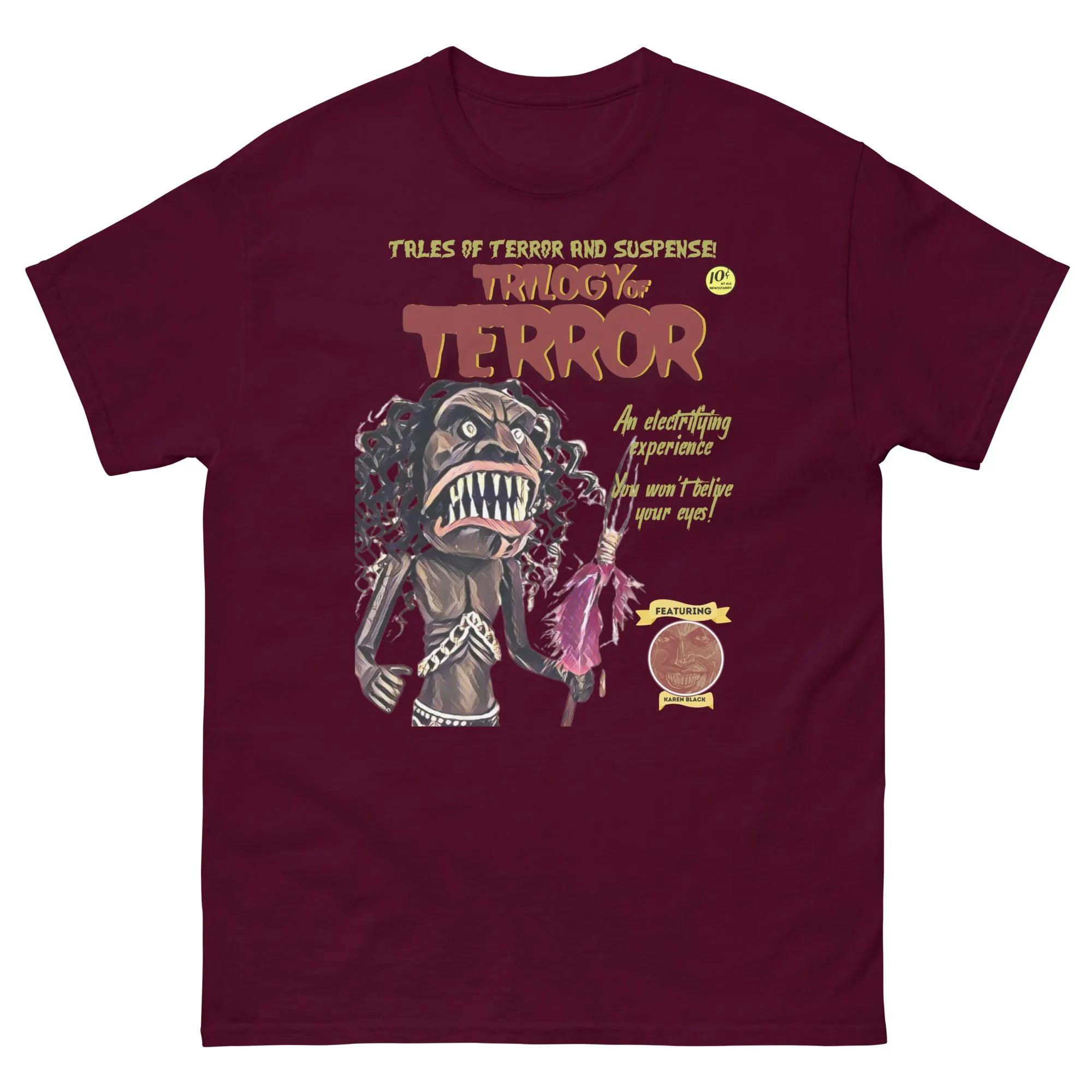

Retro Horror Movie Tshirt 70s Retro Horror Pattern Tshirt Classic Horror Classics Shirt Retro MovieInspired Tshirt 4XL