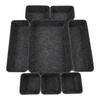 Chic Storage Solution Cosmetics Organizer Felt Storage Box Integrated Design