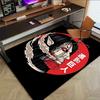 1pc Attack Titan Home Office, Durable Polyester Floor Mat with Easy, Office Decor, Urban Style, Nonslip Backing