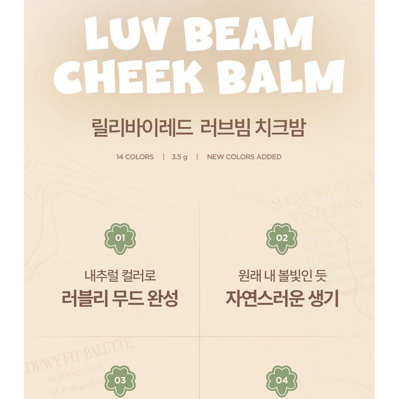 lilybyred Luv Beam Cheek Balm Edição Lily Scout - 2 Cores