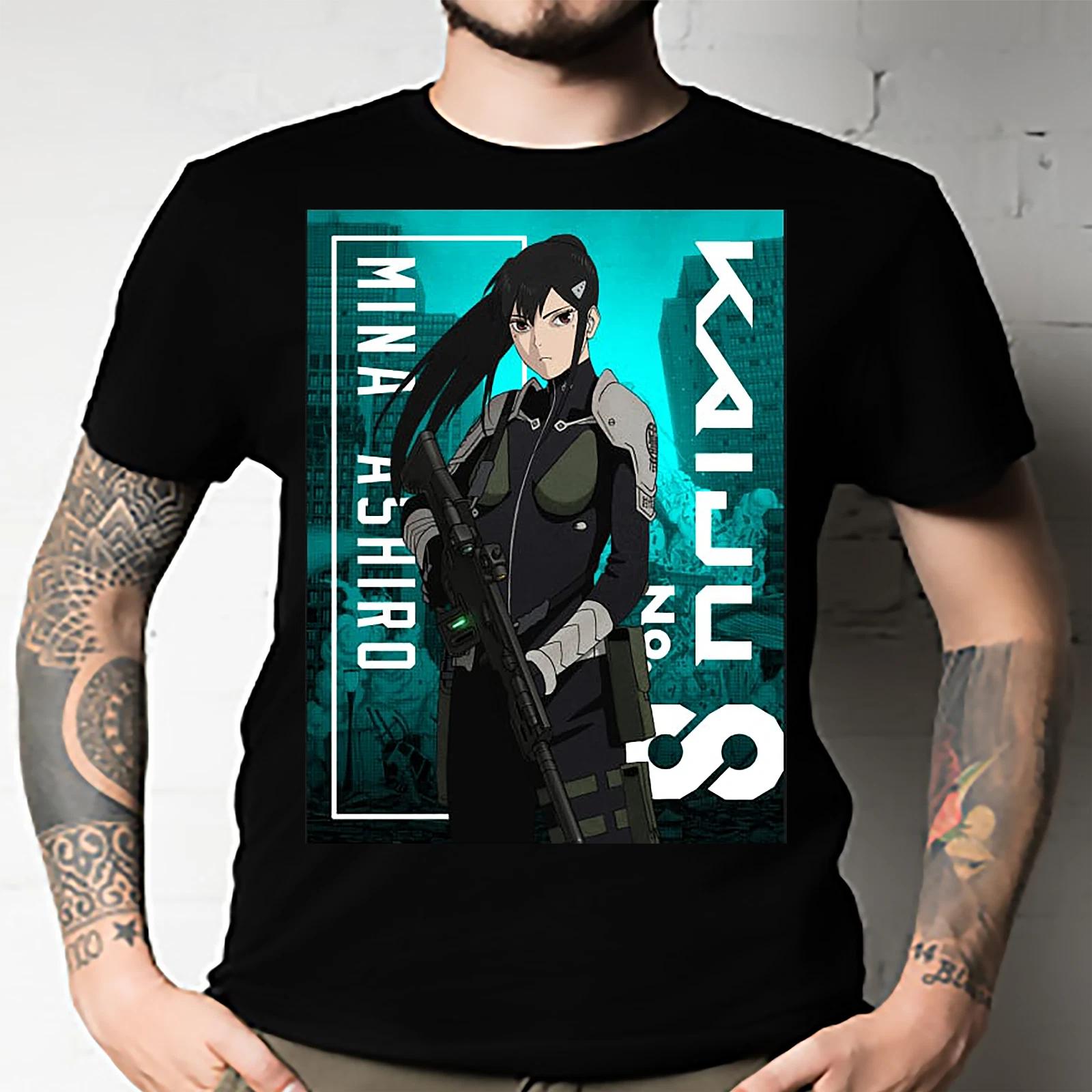 Men s and Women s T-shirts Kaiju Number 8 Mina Ashiro M