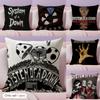 Band S-System Of A Down Cushion Cover Summer Coolness Linen Fabric Double-Sided Printing Pillow Case Sofa Home Decor Gift