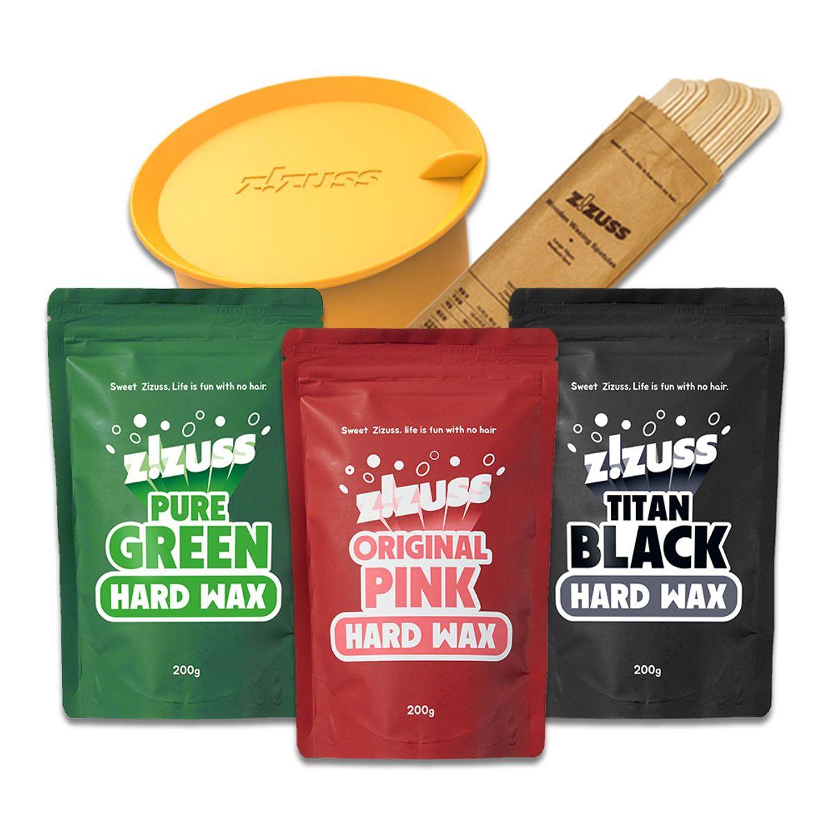 Self-Waxing Hard Wax Starter Kit Collection pink