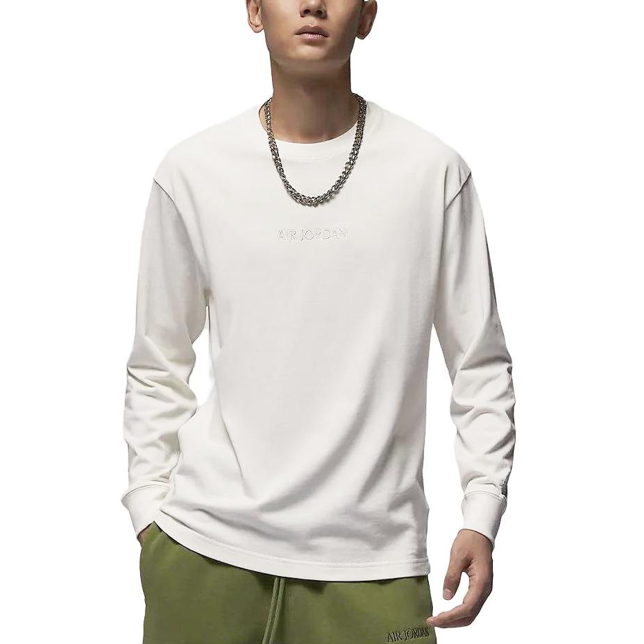 Jordan T Shirt Men's Sail White FJ0703-133
