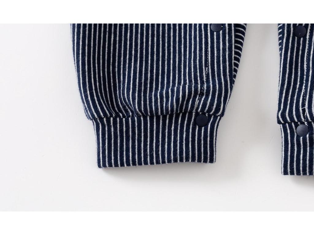 Baby Jungen Langarm Baumwoll-Strampler - Gentleman Einteiler für Einjährige, Festliche Kleidung für Frühling und Herbst.