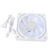 CPU Cooling Fan 120mm 3 Pin ARGB PWM Control 800 to 1800RPM LED Light Computer Cooler Fan for