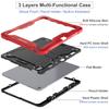 For iPad Air 13 (2025)/(2024) Case Kickstand Silicone + PC Tablet Cover High-Impact Shockproof