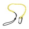 Werkzeug-Sicherungsleine Nylon-Werkzeug-Lanyard Kletterseil mit gewöhnlicher Bergsteiger-Schnalle Gelb