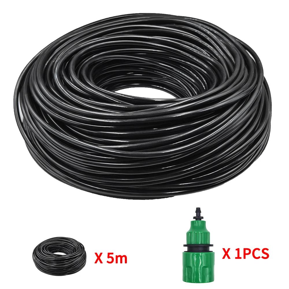 

DIY 5-30m PVC Garden Watering Garden Hose 4/7mm Micro Irrigation Pipe Drip Watering Kits with Adjustable Drippers Punch Tool