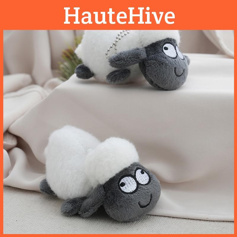 Plush Little Lamb Toy Keychain With Pp Cotton Filling For Gift Kids