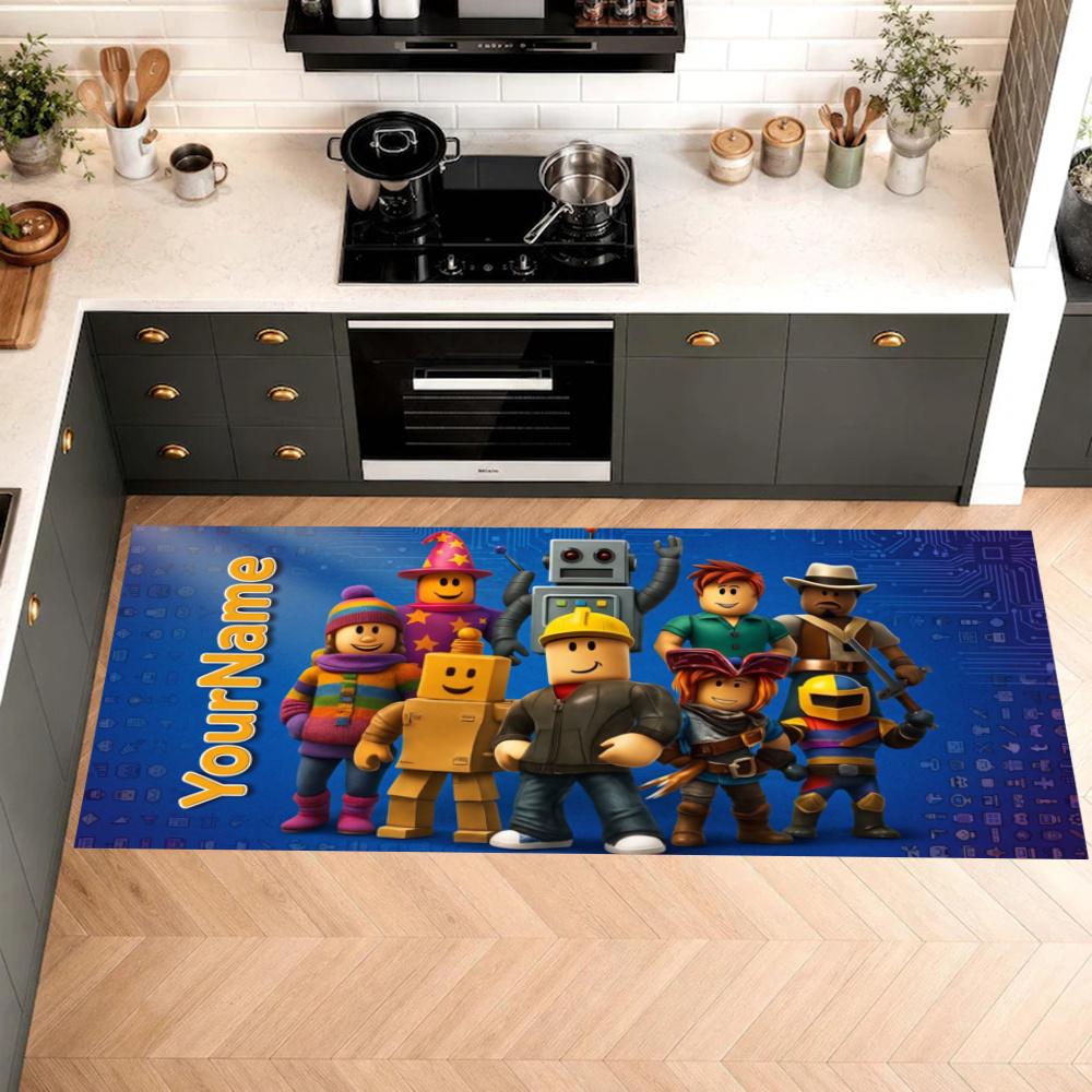 Roblox Customize Your Name Kitchen Rug Runner Rug Laundry Mat Hallway Entryway The Best Gift Choice