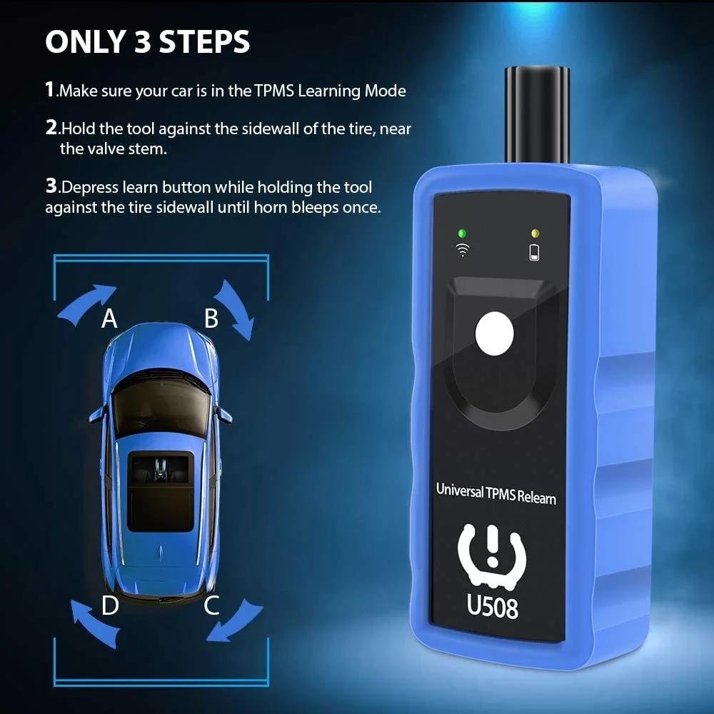 Universal Car TPMS Reset Tool U508 Tire Pressure Monitoring Sensor System Release Tool for Ford Opel Dodge Jeep GMC Chevrolet