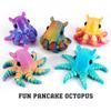 PLA Plastic 3D Printed Octopus Model Multi-jointed Movable Octopus Desktop Ornaments 7 Colors Animal Simulation Model Children's