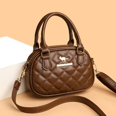 Rhomboid Design Women's Shoulder Bag Large Capacity Outdoor Small Square Bag Crossbody Bag