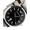 Emporio Armani Men's Quartz Leather Strap Watch, Black, AR11186, Perfect for School Entrance Ceremonies, Civil Service Employees, or Father's Day
