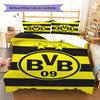 BVB Pattern Bedding,Quilt Set Quilt Cover Pillowcase Home Birthday Gift (1 * Duvet Cover + 2 * Pillowcase, Without Core)